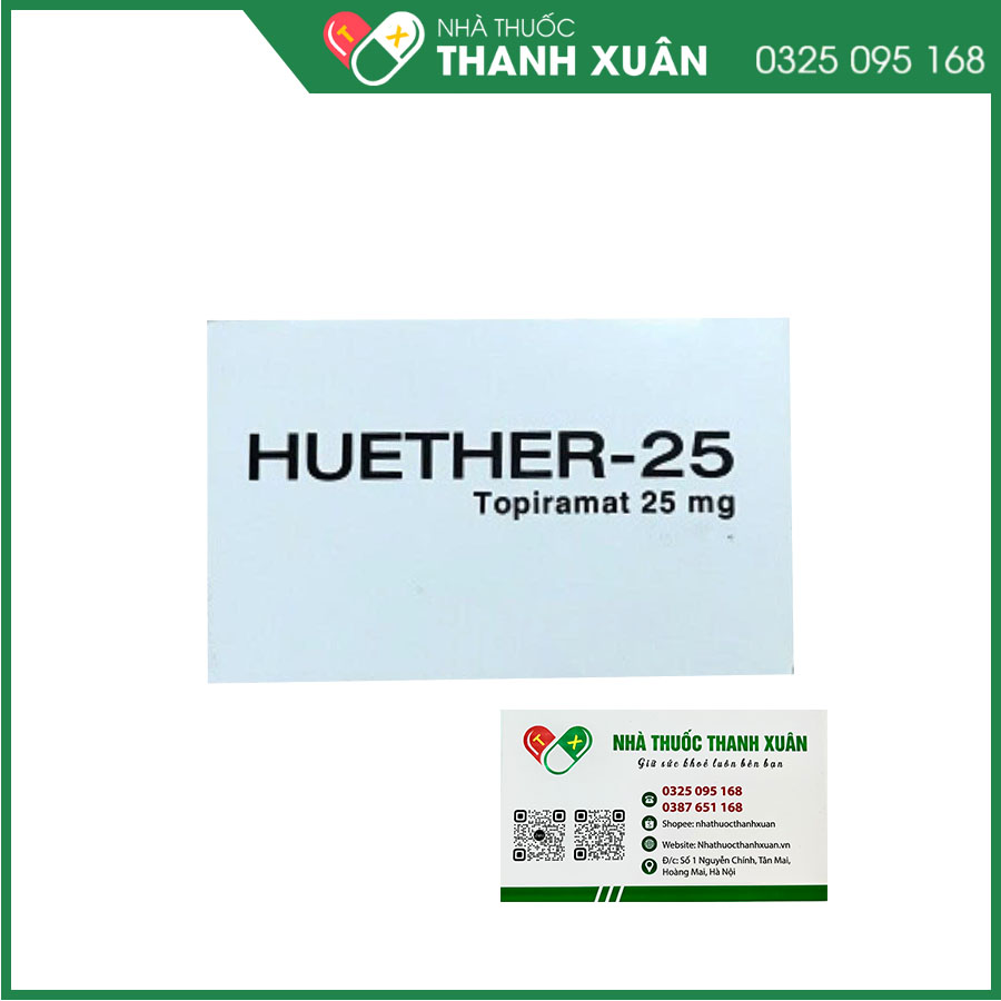 Huether - 25 điều trị động kinh hoặc dự phòng đau nửa đầu